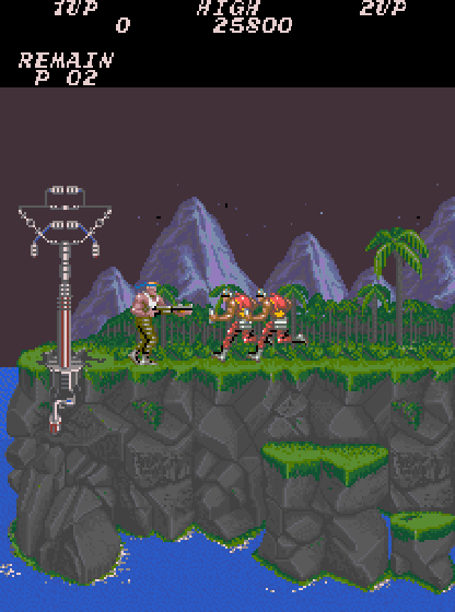 Contra (Japan) Screenshot 1